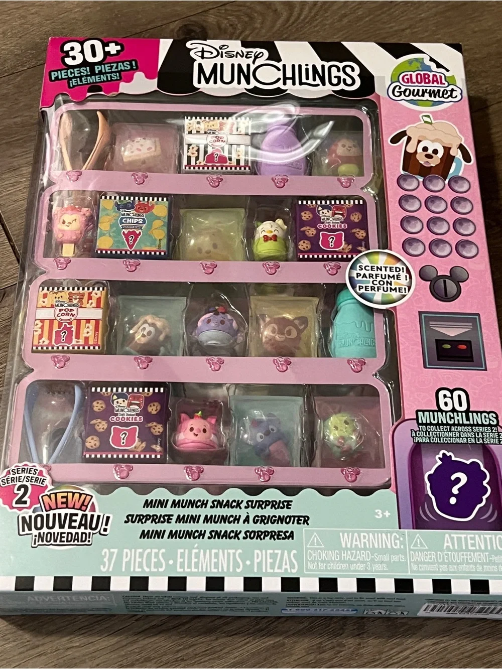 Disney Munchlings Global Gourmet Series 2 Mini Munch Snack Surprise Set NEW